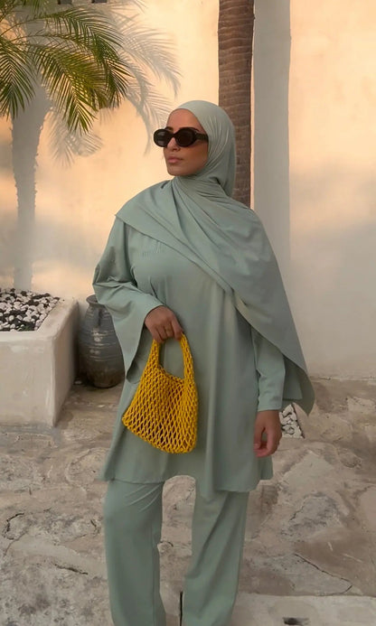 Burkini alba | 3 pièces - matcha